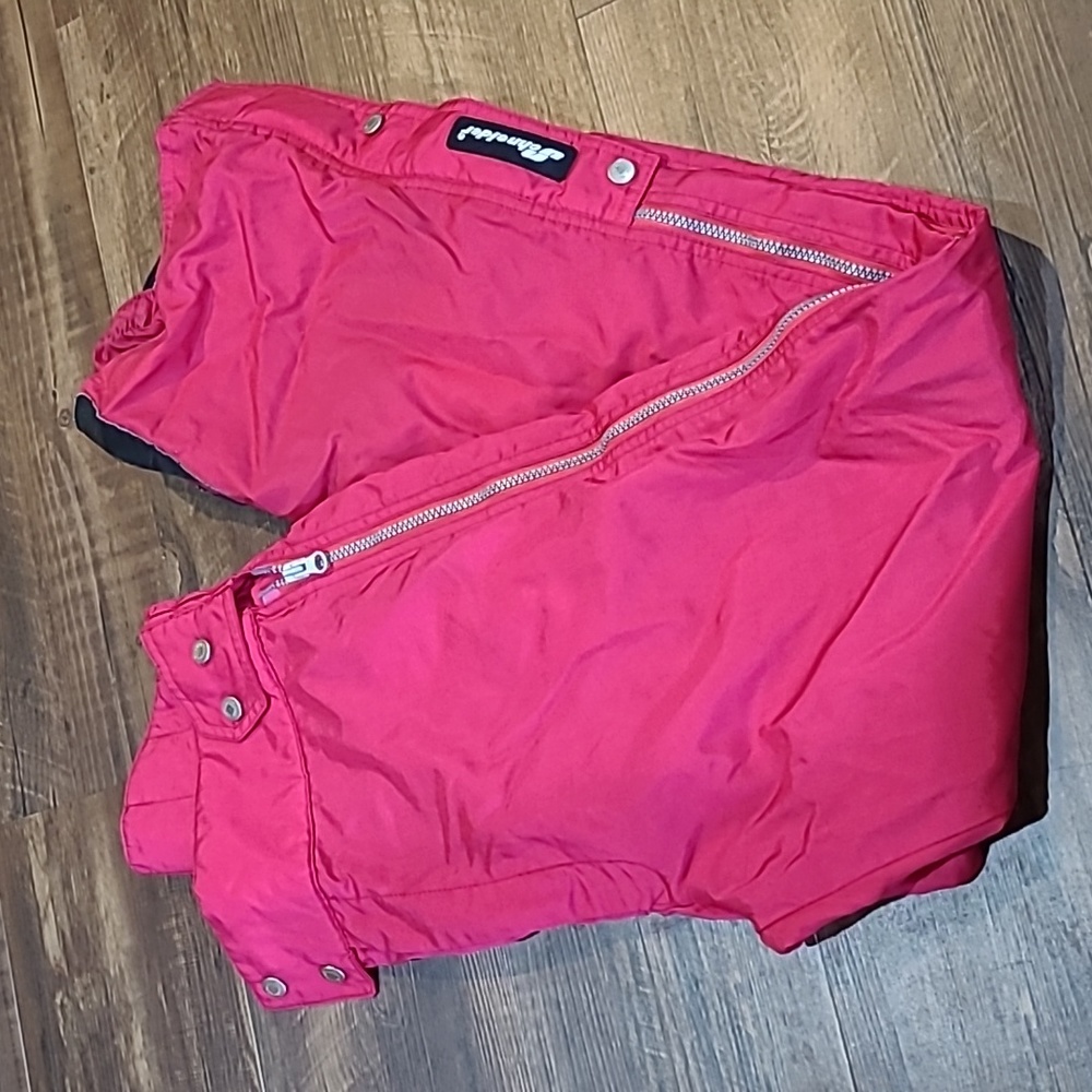 Vintage Schneider Ski Pant Fuscia Pink Side Zip Leg 34